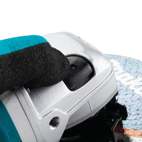 Makita 9566CVR Feature Shot (blade lock) - Thumbnail