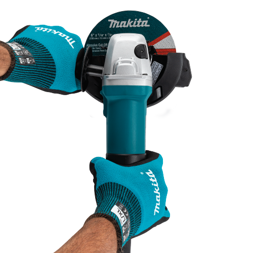 Makita 9566CVR Feature Shot (top down ergonomics) - Thumbnail