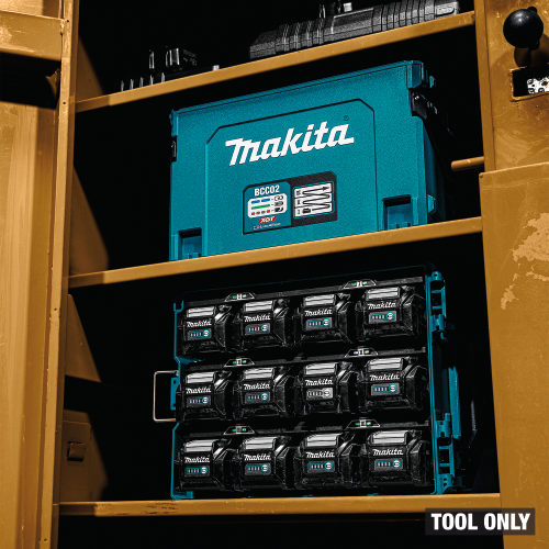 Makita BCC02 Beauty Shot (charging in storage tool only) - Thumbnail