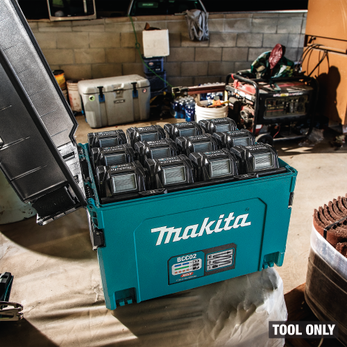 Makita BCC02 Beauty Shot (residential construction in use 2 tool only) - Thumbnail