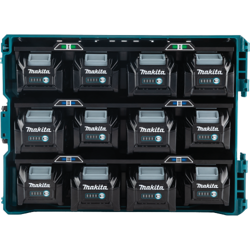 Makita BCC02 Feature Shot (charging lights) - Thumbnail