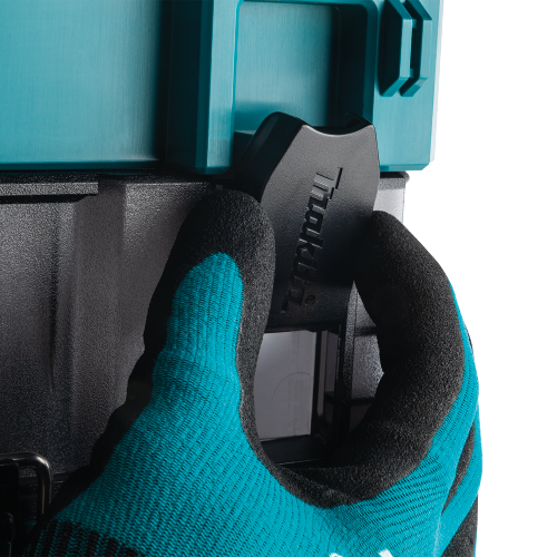 Makita BCC02 Feature Shot (attaching to macpak) - Thumbnail