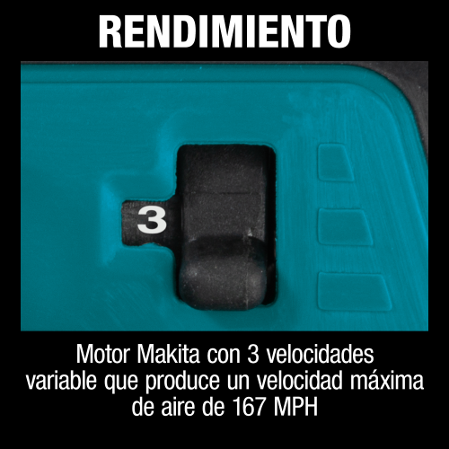 Makita BU01Z Feature Box with text Spanish_Rendimiento - Thumbnail
