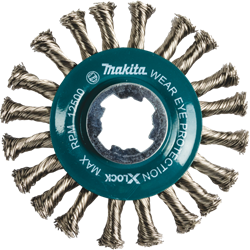 X-LOCK 4-1/2" Stainless Steel Full Cable Knotted Twist Wire Wheel