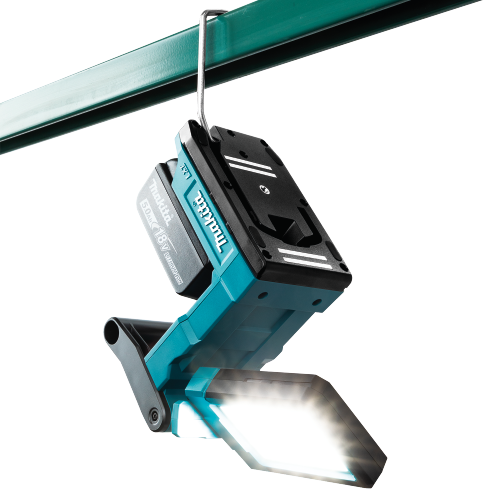 Makita DML819 Feature Shot (hanging light on 2) - Thumbnail