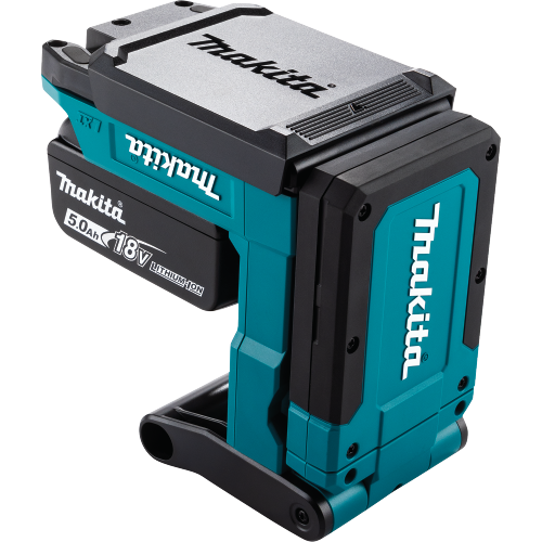 Makita DML819 Feature Shot (closed sliding cover for mag and hook) - Thumbnail