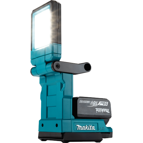 Makita DML819 Feature Shot (open light on) - Thumbnail