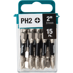 Impact XPS® #2 Phillips 2" Power Bit, 15/pk