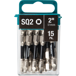 Impact XPS® #2 Square 2" Power Bit, 15/pk