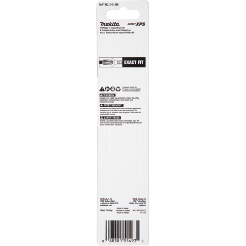 Makita E-01286 Packaging Shot (back) - Thumbnail