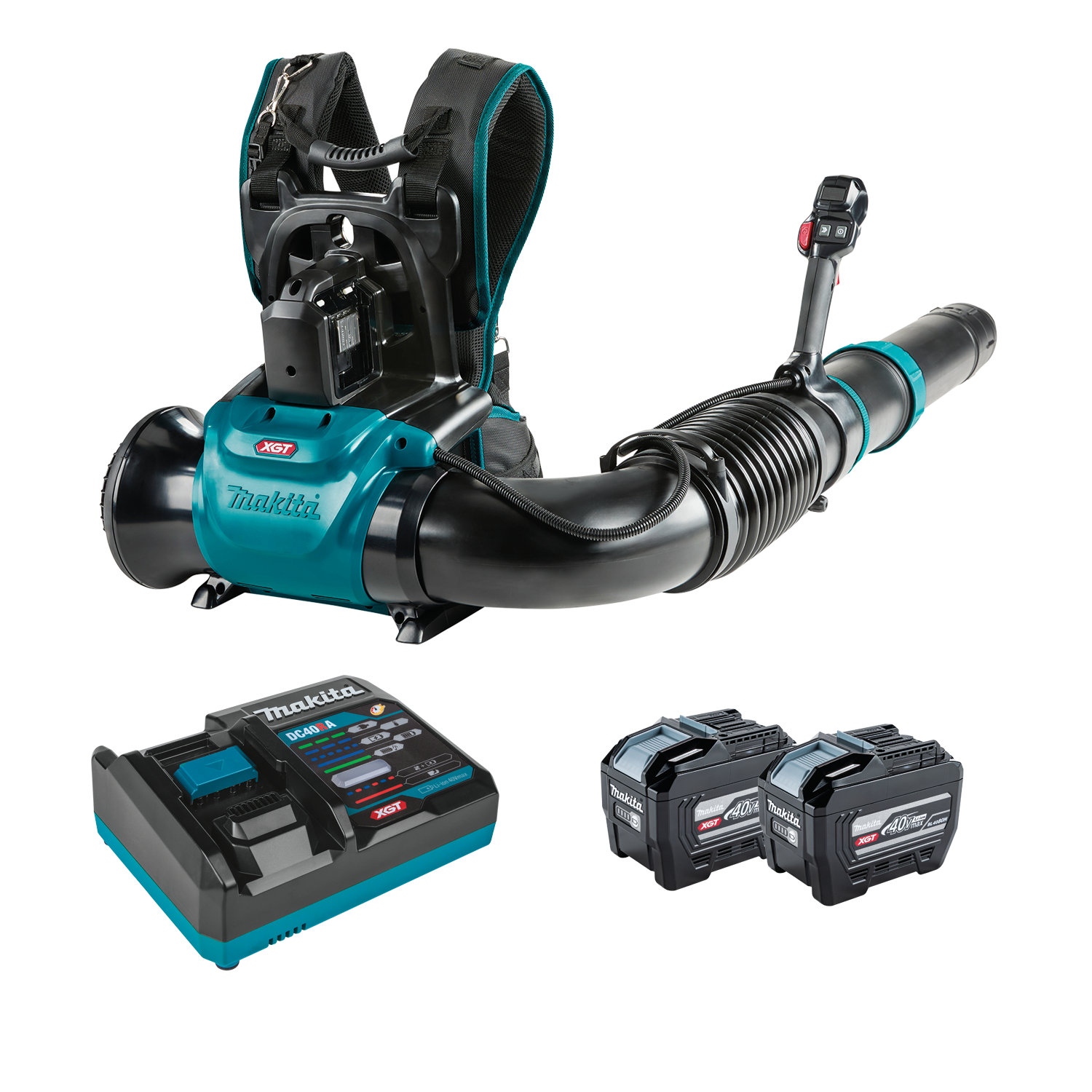 Juego de Sopladora tipo Mochila XGT® de 40V max sin Escobillas con Baterías de Alta Potencia