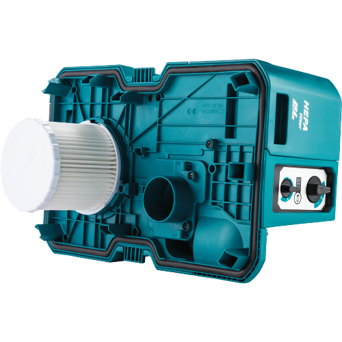 Makita GCV14Z Feature Shot (inside prefilter) - Thumbnail