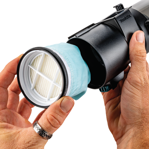 Makita GLC04Z Feature Shot (included HEPA filter) - Thumbnail