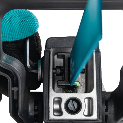 Makita GRJ03Z Feature Shot (blade lock screw front) - Thumbnail