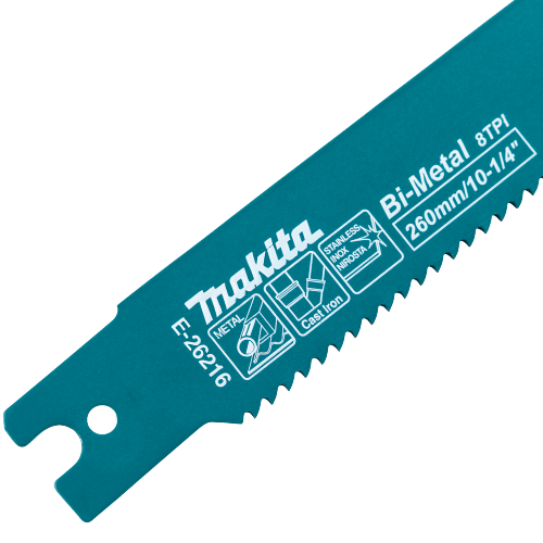 Makita GRJ03Z Feature Shot (blade connection and teeth) - Thumbnail