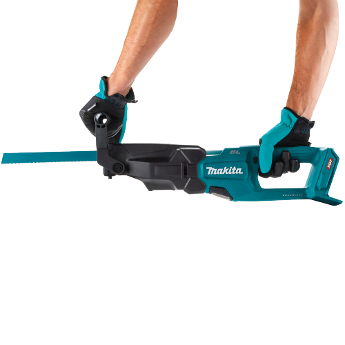 Makita GRJ03Z Feature Shot (ergonomics with top handle) - Thumbnail
