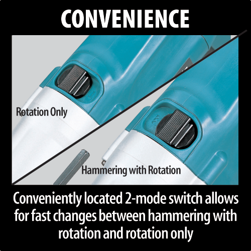 Makita HP2050 Feature Box with text_Convenience - Thumbnail