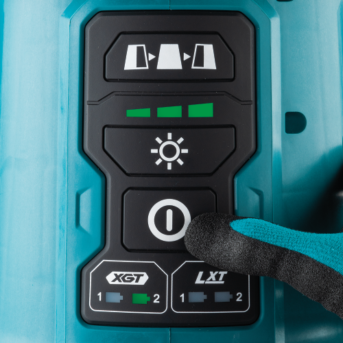 Makita ML010G Feature Shot (light on off button) - Thumbnail