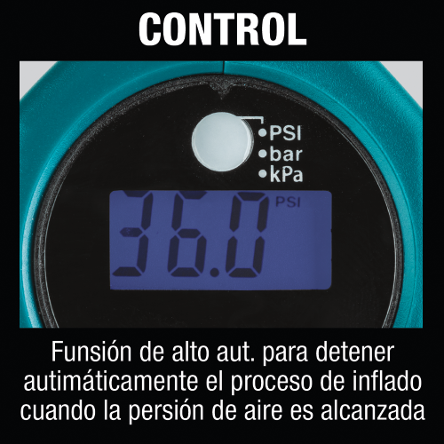 Makita MP100DZ Feature Box with text Spanish_Control - Thumbnail