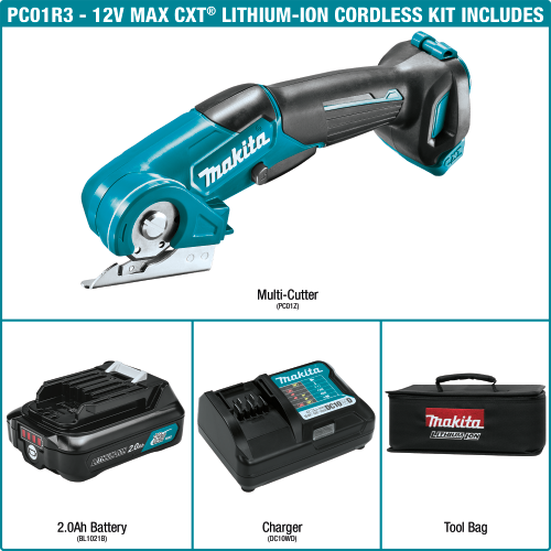 Makita PC01R3 Feature Shot (includes) - Thumbnail