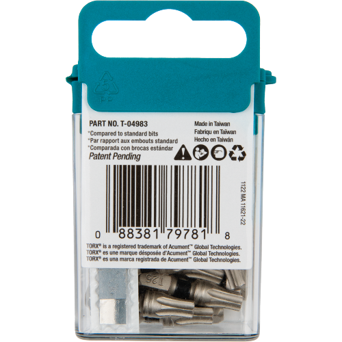 Makita T-04983 Packaging Shot (back)  - Thumbnail