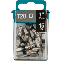 Impact XPS® T20 Torx 1" Insert Bit, 15/pk
