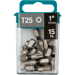 Impact XPS® T25 Torx 1" Insert Bit, 15/pk