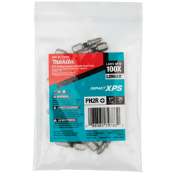 Impact XPS® #2 Phillips Drywall 1" Insert Bit, 25/pk, Bulk