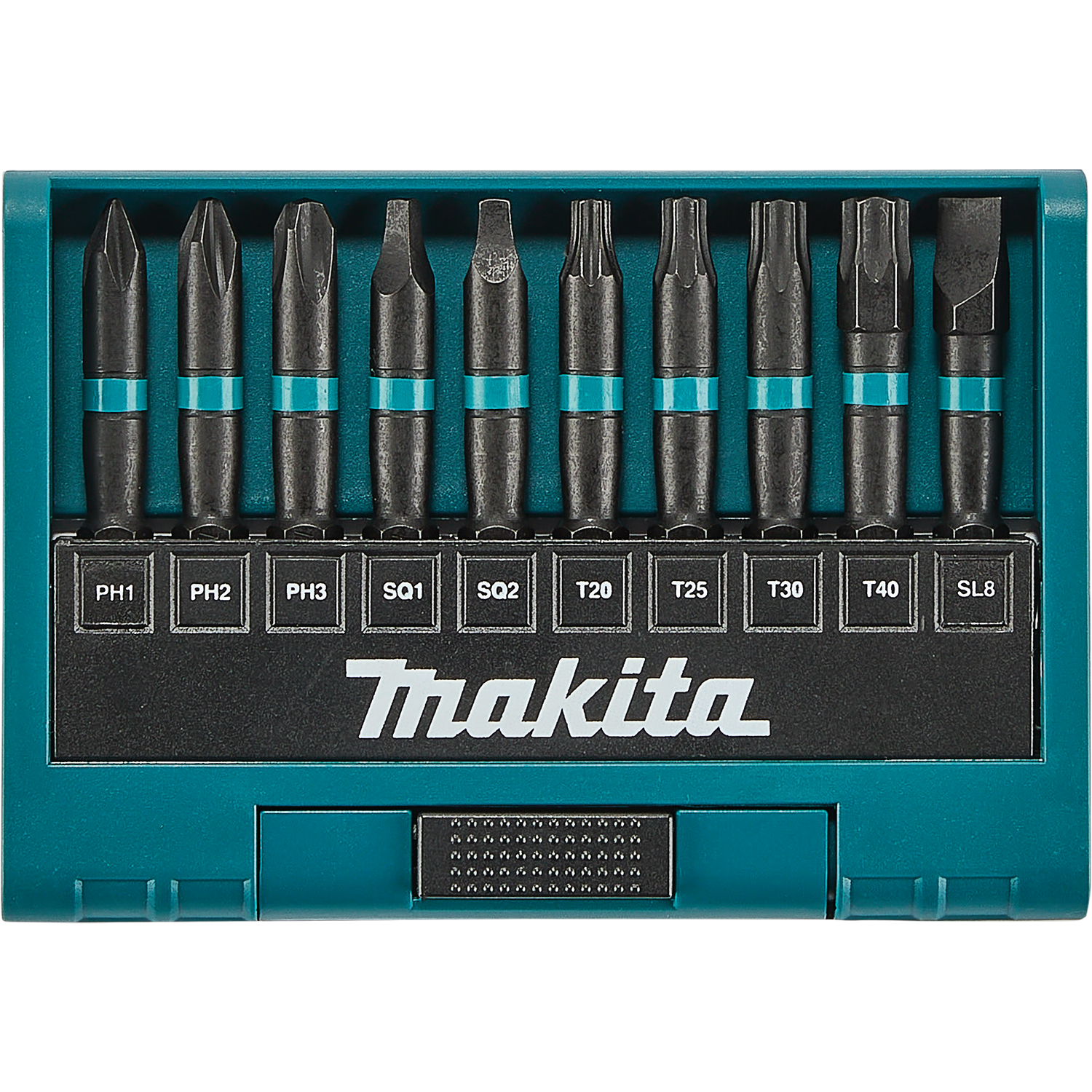 ImpactX™ 10 Pc. 2" Power Bit with Compact Standing Holder Set