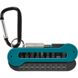 ImpactX™ 10 Pc. 1″ Insert Bit with Bit Holder and Carabiner Set