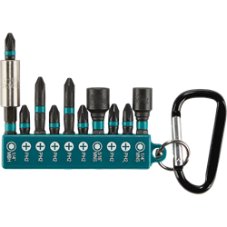 ImpactX™ 11 Pc. Mixed Impact Fastening with Holder and Carabiner Set