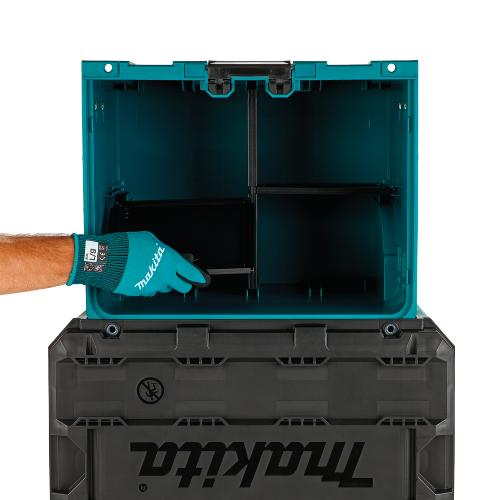Makita T-90233 Feature Shot (drawer open removing dividers top down) - Thumbnail