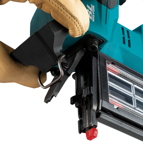 Makita XNB04Z Feature Shot (tool free jam release open) - Thumbnail