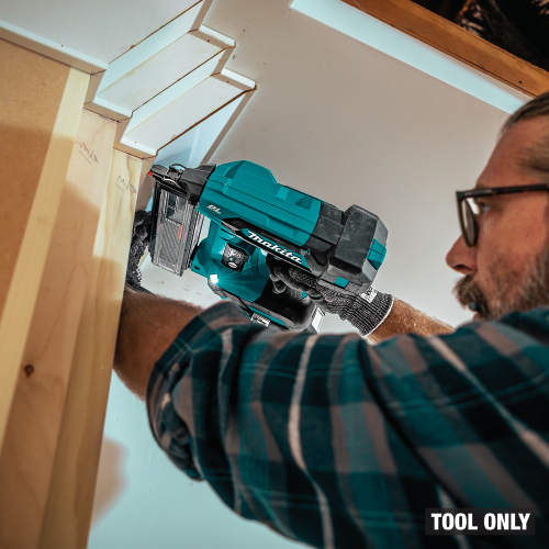 Makita XNB04Z Action Shot 4 (crown molding) - Thumbnail