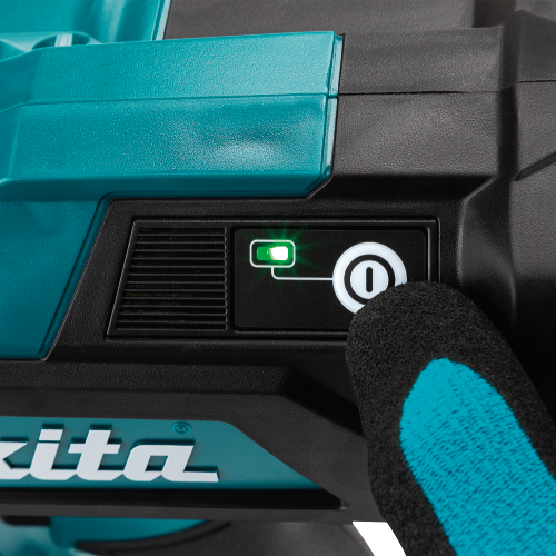 Makita XNB09Z Feature Shot (power button) - Thumbnail