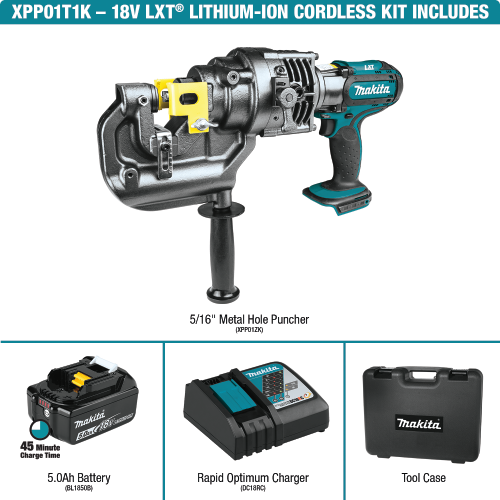 Makita XPP01T1K Feature Shot (includes) - Thumbnail