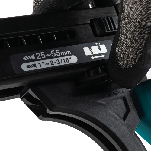 Makita XRF04Z Feature Shot (adjusting screw depth) - Thumbnail