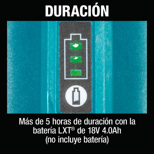 Makita XSU03Z Feature Box with text Spanish_Duracion - Thumbnail