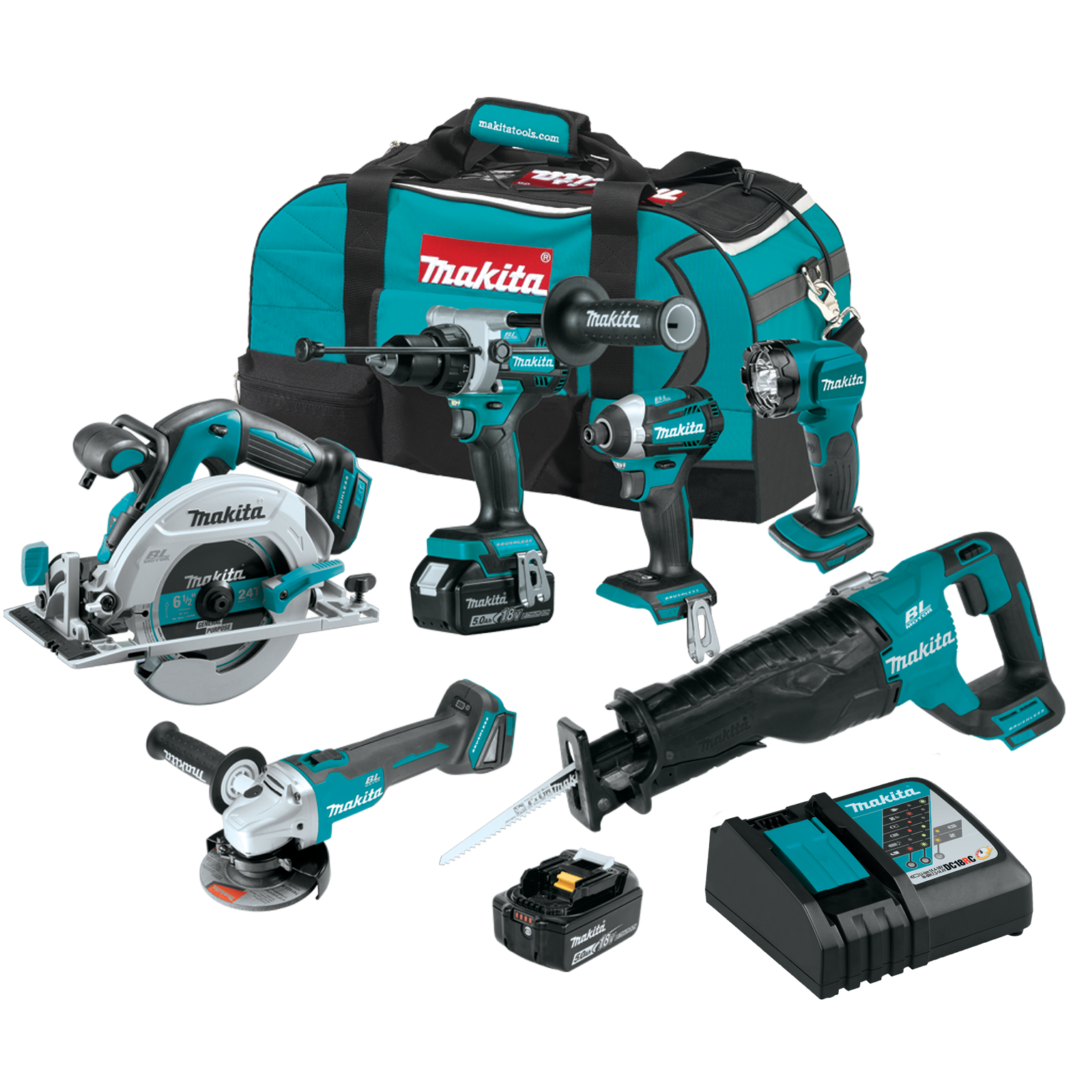 18V LXT® Brushless 6-Pc. Combo Kit