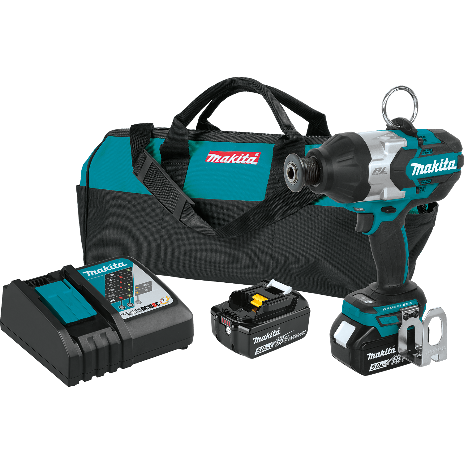 18V LXT® Brushless High-Torque 7/16" Hex Impact Wrench Kit